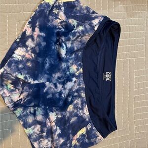 Athleta Girl Navy and Olive Shorts